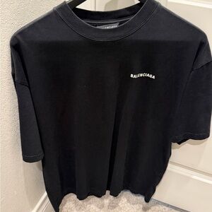 Balenciaga Black Short Sleeve Tee